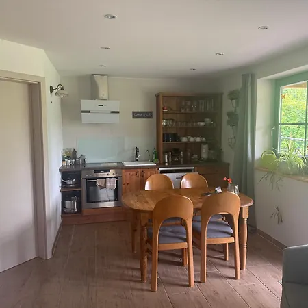 Blockbohlen Holzhaus Mit Sauna, Outdoor Jacuzzi Und Badeteich * Gersfeld