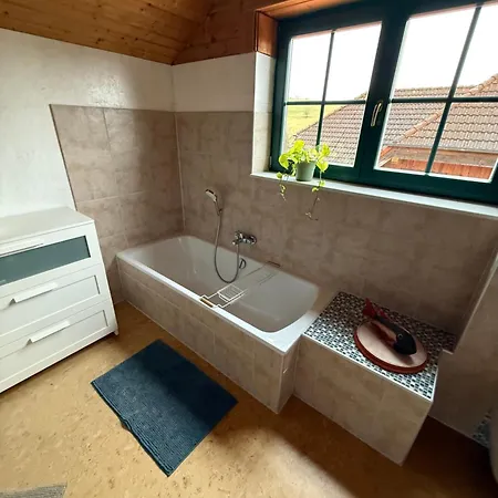 Apartamento Blockbohlen Holzhaus Mit Sauna, Outdoor Jacuzzi Und Badeteich *