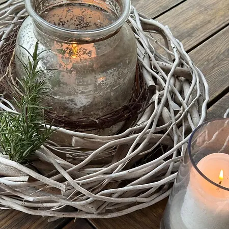 Blockbohlen Holzhaus Mit Sauna, Outdoor Jacuzzi Und Badeteich *