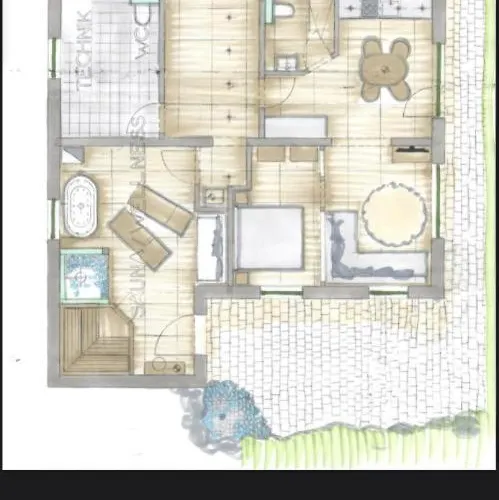 Blockbohlen Holzhaus Mit Sauna, Outdoor Jacuzzi Und Badeteich *